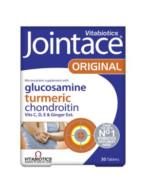 Frasco de Vitabiotics Jointace glucosamina condroitina 30 tabletas