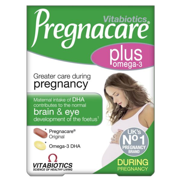 Version 1.0.0 Pregnacare Plus Omega-3 caja frontal 56 tabletas