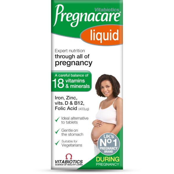 Vitabiotics Pregnacare suplemento líquido embarazo frasco 200ml