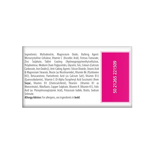 Tabletas Vitabiotics Pregnacare para embarazo y salud femenina