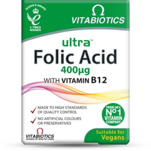 Version 1.0.0 Vitabiotics Ultra Ácido Fólico 400ug frasco 60 tabletas