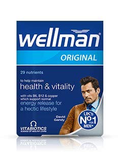 Version 1.0.0 Vitabiotics Wellman suplemento multivitaminico para hombres 30 tabletas