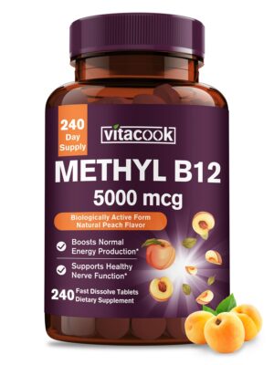 Vitacook vitamina B12 metilcobalamina 5000mcg 240 tabletas