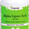 Version 1.0.0 Vitacost Alpha Lipoic Acid etiqueta frontal