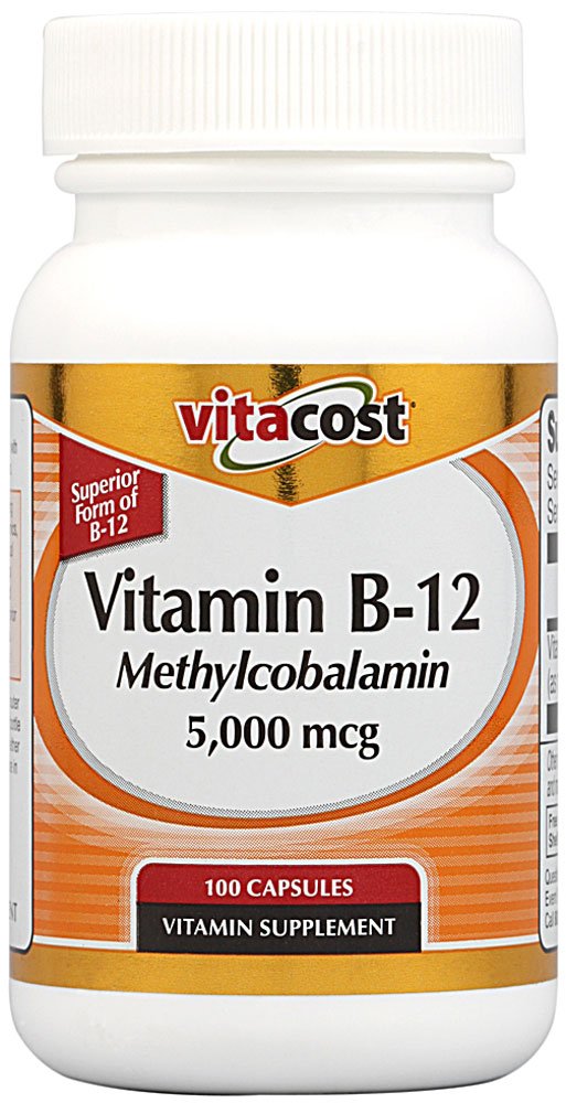 Version 1.0.0 Vitacost B12 Methylcobalamin cápsula 5000 mcg