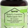 Vitacost CoQ10 + ALA + ALC-HCl frasco