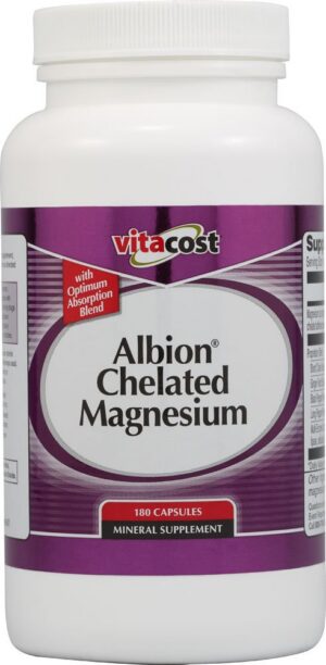 Vitacost Albion magnesio quelado cápsulas
