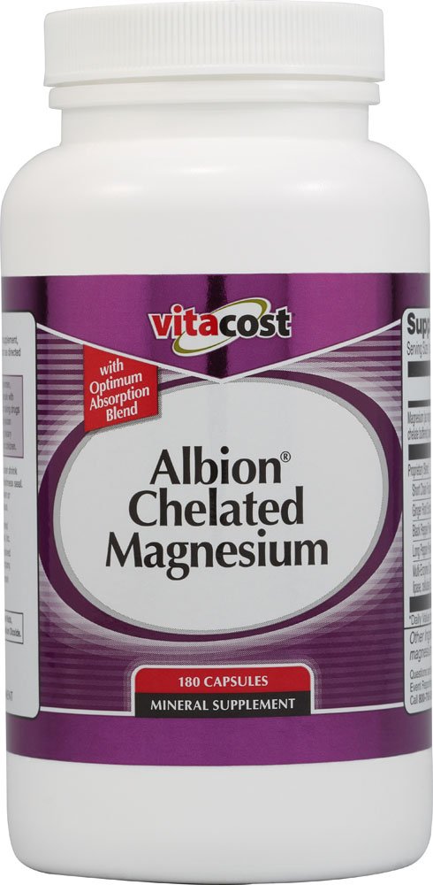 Vitacost Albion magnesio quelado cápsulas
