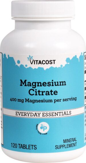 Version 1.0.0 Vitacost Magnesio Citrato en tabletas con frasco