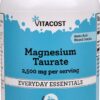 Frasco de Vitacost Magnesium Taurate