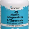 Frasco de Vitacost Magtein Magnesio L-Treonato