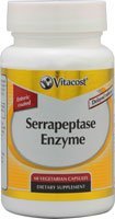Version 1.0.0 Vitacost Serrapeptase Enzyme cápsulas etiqueta frontal