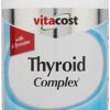 Frasco de Vitacost Thyroid Complex con L-Tirosina, 300 cápsulas