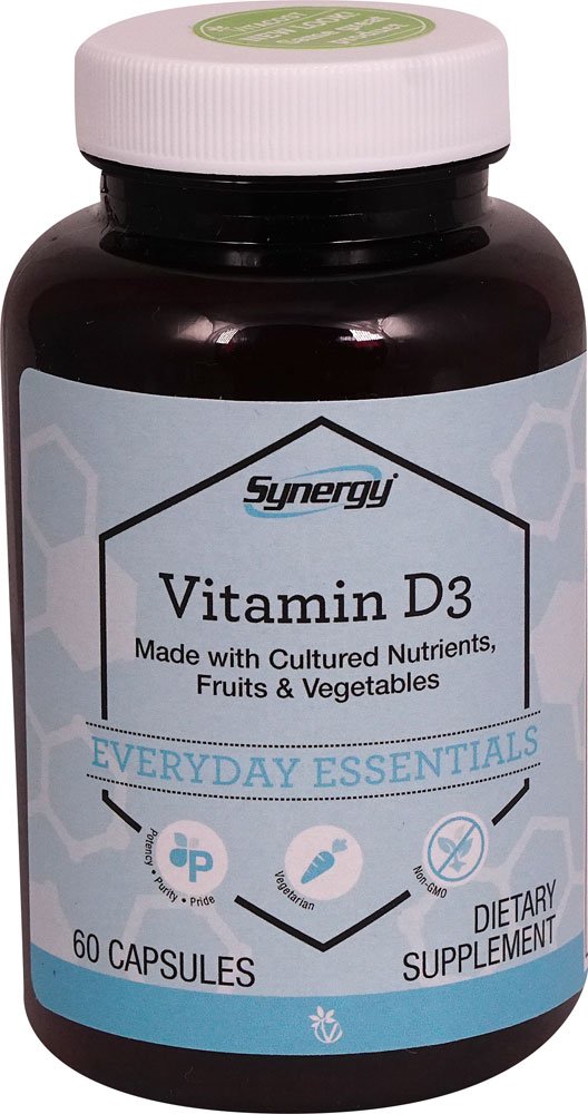 Frasco de Vitacost Vitamina D3 - etiqueta frontal