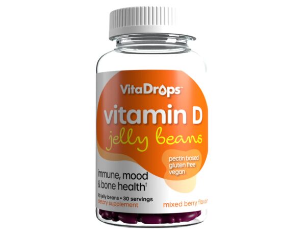 Frasco de VitaDrops Vitamin D Jelly Beans