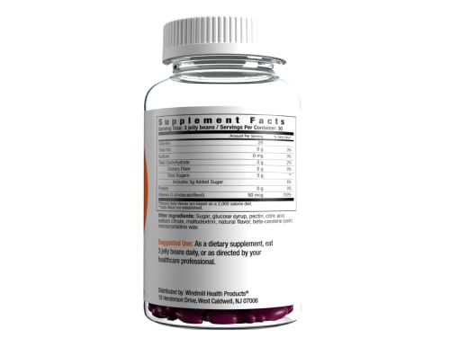 Etiqueta de VitaDrops Vitamin D Jelly Beans