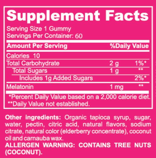 Version 1.0.0 Vitafita Nutritions melatonina niños suplemento gomitas nutritivas