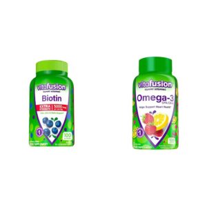 Version 1.0.0 Frasco delantero de Vitafusion Biotina 5000 mcg