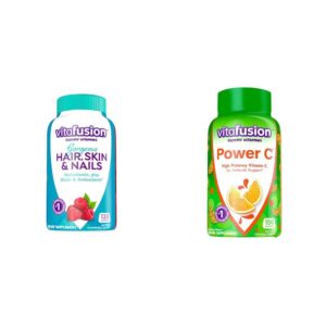 Vitafusion bundle gomitas cabello piel uñas frontal