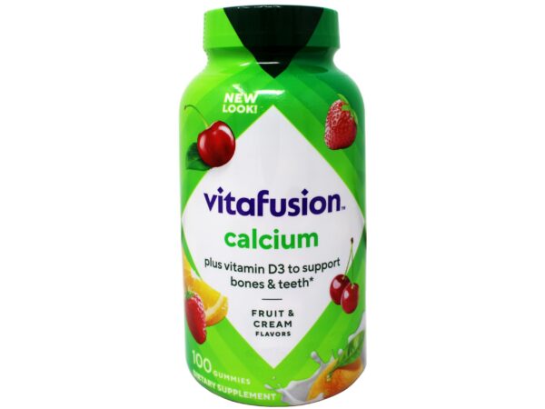 Etiqueta Vitafusion Calcium Gummies
