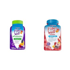 Version 1.0.0 Vitafusion Fiber Well y probióticos gomitas para salud digestiva