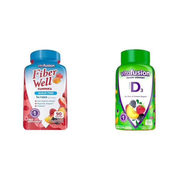 Frasco Vitafusion Fiber Well sin azúcar