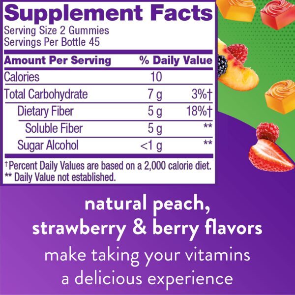 Vitafusion PreNatal Gummy Vitamins sabor frambuesa-limón