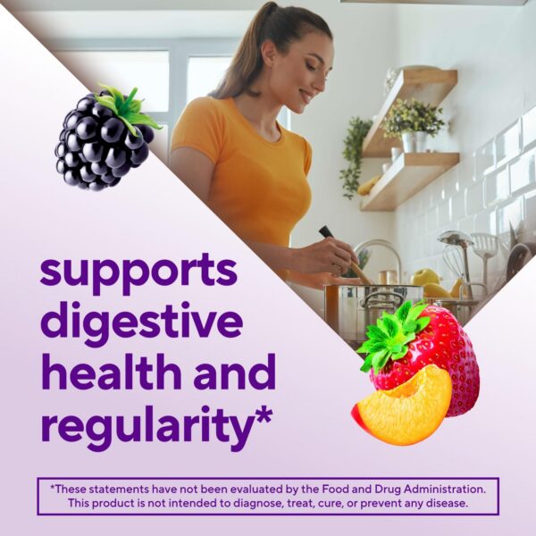 Vitafusion gomitas de fibra prebiótica sin jarabe maíz fructosa