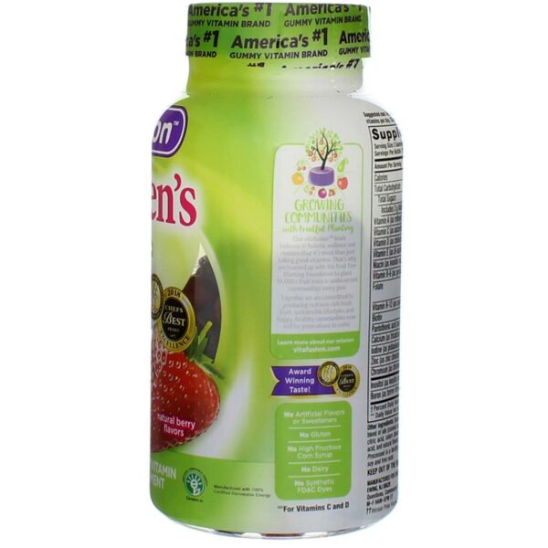 Vitafusion gomitas multivitamínicas beneficios para mujer