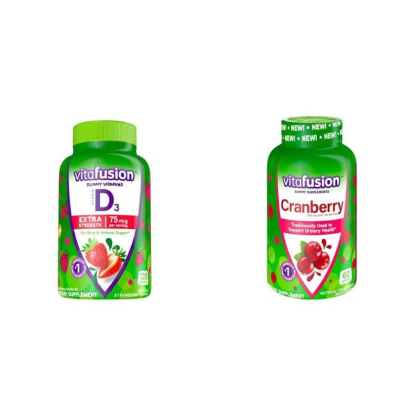 Vitafusion gomitas vitamina D3 fuerza extra 120 unidades