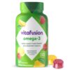 Version 1.0.0 Frasco frontal de Vitafusion Omega-3 Gomitas