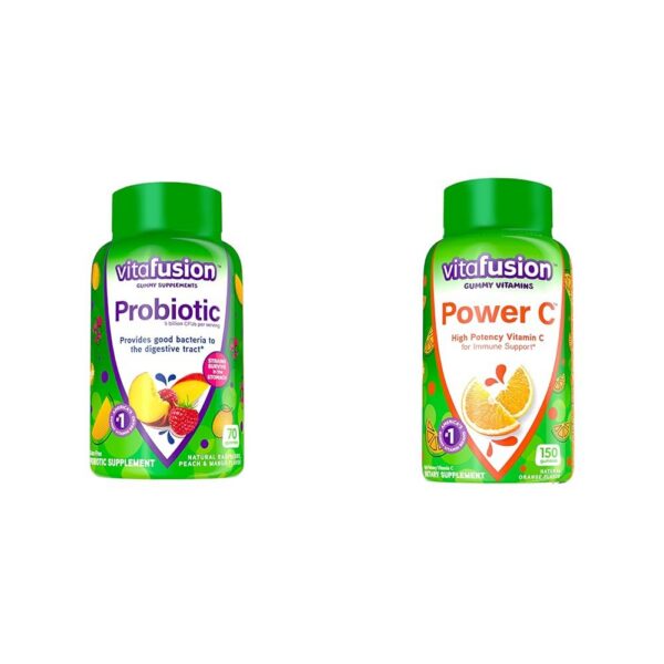 Version 1.0.0 Frente del envase Vitafusion Gomitas Probióticas y Vitamina C