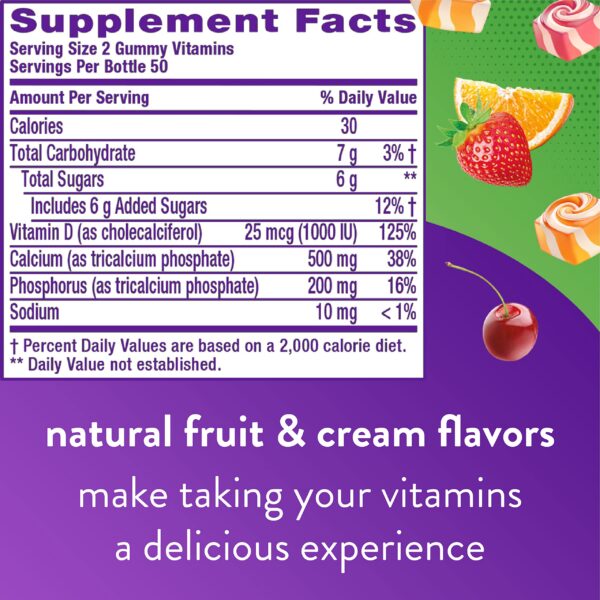 Vitafusion vitamin d3 gummies frasco 150-count