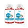 VitaGlobe gomitas biotina 5000mcg cabello piel uñas frutos mixtos
