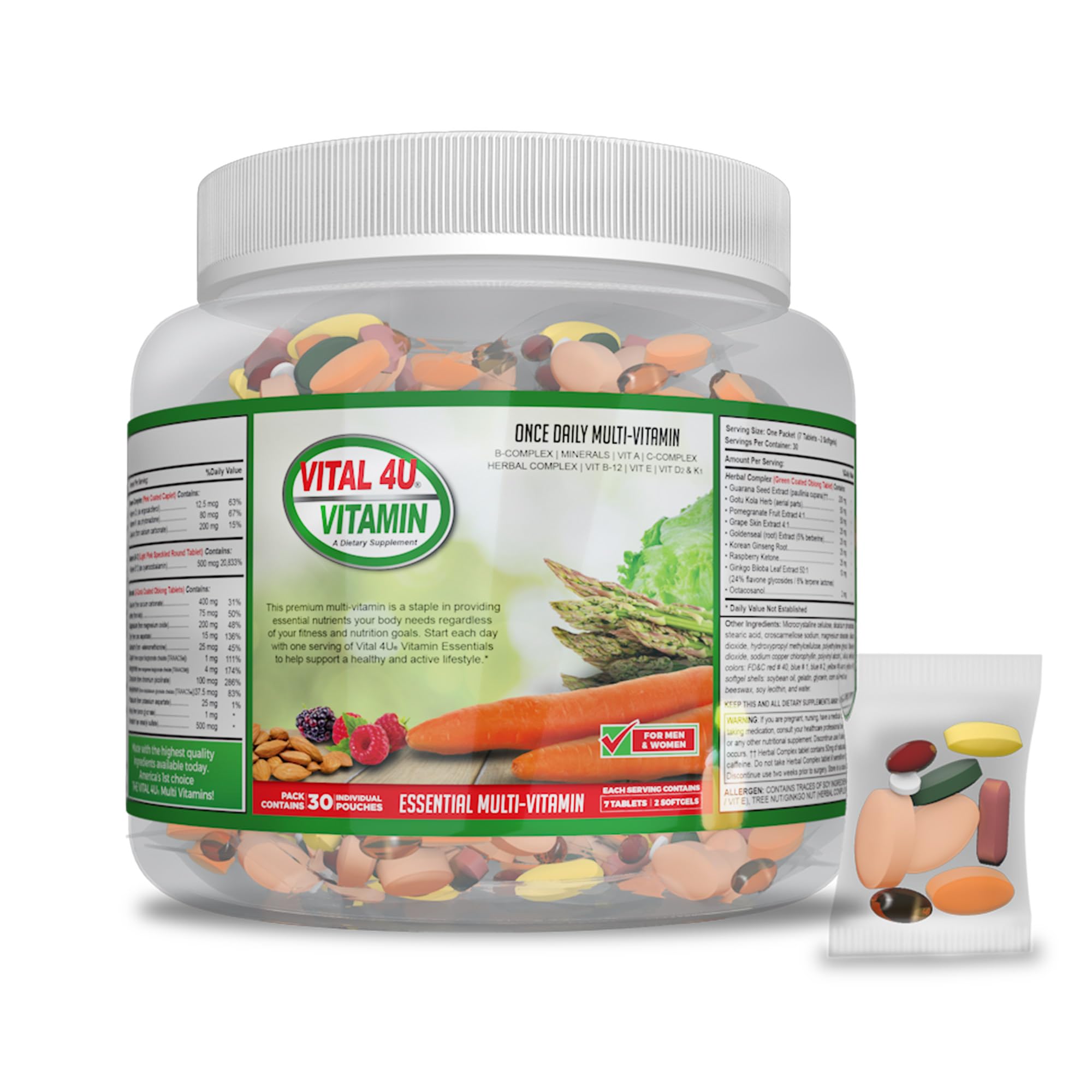 VITAL 4U Vitamin Essentials Daily Multivitamin