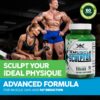 frascos suplemento the muscle sculptor vital alchemy