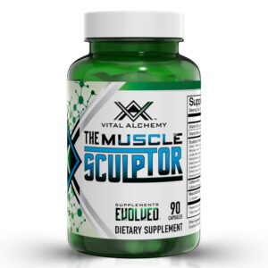 Vital Alchemy The Muscle Sculptor suplemento crecimiento muscular botella