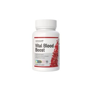 Vital Blood Boost botella y etiqueta