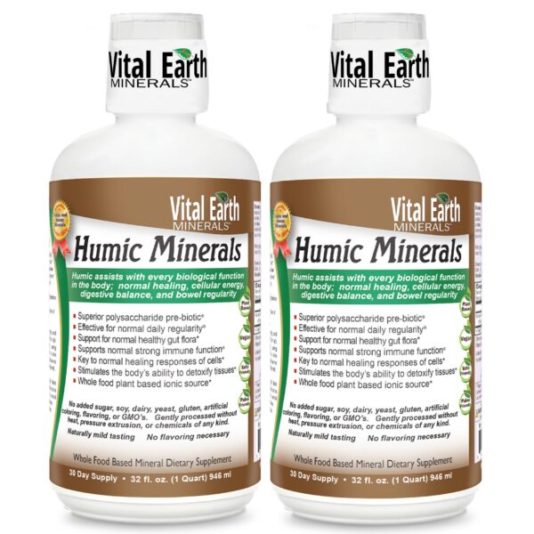 Humic Minerals Vital Earth Minerals botella