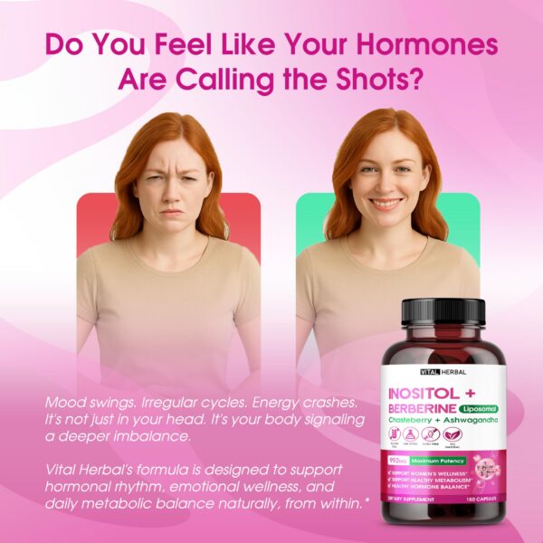 Etiqueta frontal de Vital Herbal