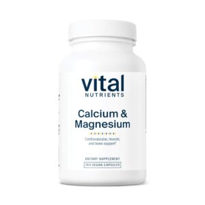 Version 1.0.0 Vital Nutrients Calcium & Magnesium bottle front label