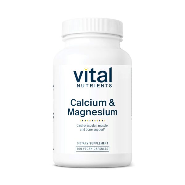 Vital Nutrients Calcium & Magnesium bottle front label
