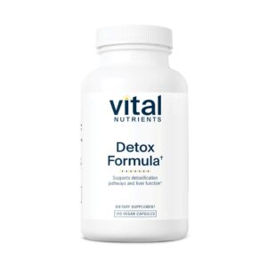 Vital Nutrients cápsulas detox hígado antioxidante vegano