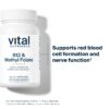 Cápsulas Vital Nutrients Vitamina B12 y metil folato