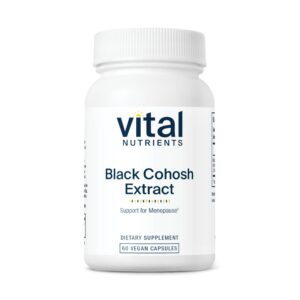 Version 1.0.0 Vital Nutrients Cohosh Negro extracto 250mg frasco 60 cápsulas