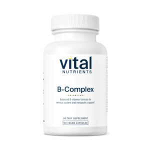 Version 1.0.0 Vital Nutrients complejo b metilado cápsulas frente