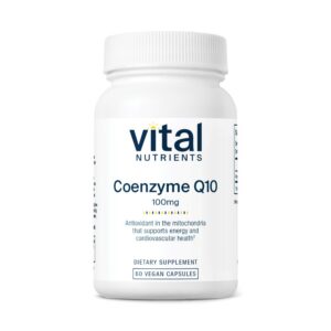 Version 1.0.0 Frente de etiqueta Vital Nutrients CoQ10 100 mg