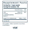Frasco Vital Nutrients B12 metilada y metil folato