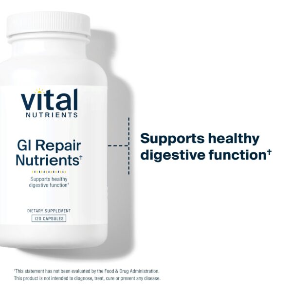 frente lateral de frasco Vital Nutrients GI Repair