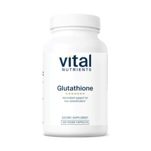 Version 1.0.0 Frasco Vital Nutrients glutatión 400mg 100 cápsulas vegano